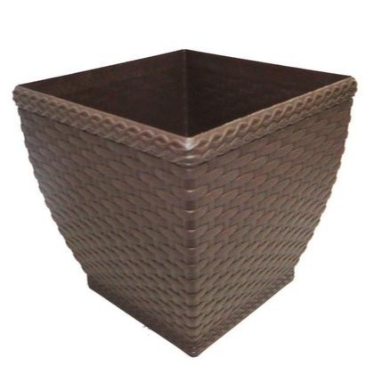 Vaso cachepo rattan peq coffee