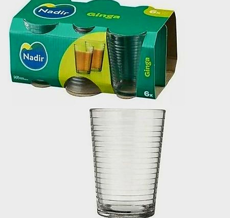 Conjunto de Copos 280ml Ginga 6 Peças - Nadir