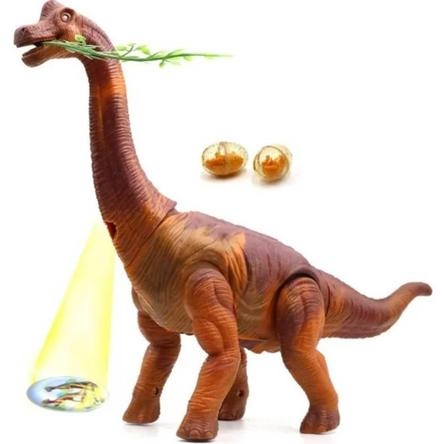 Dinossauro a pilha Projeta Imagem Solta Ovo Anda Som E Luz