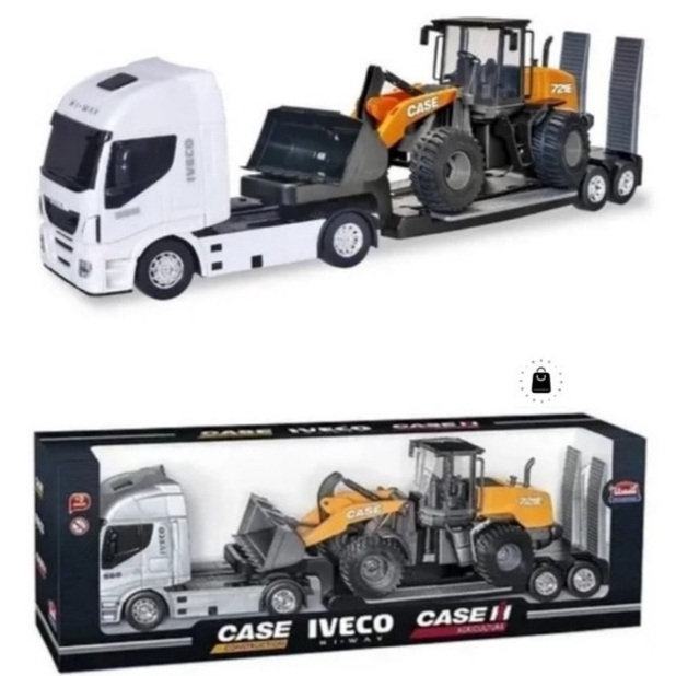 Case Iveco + retroescavadeira 