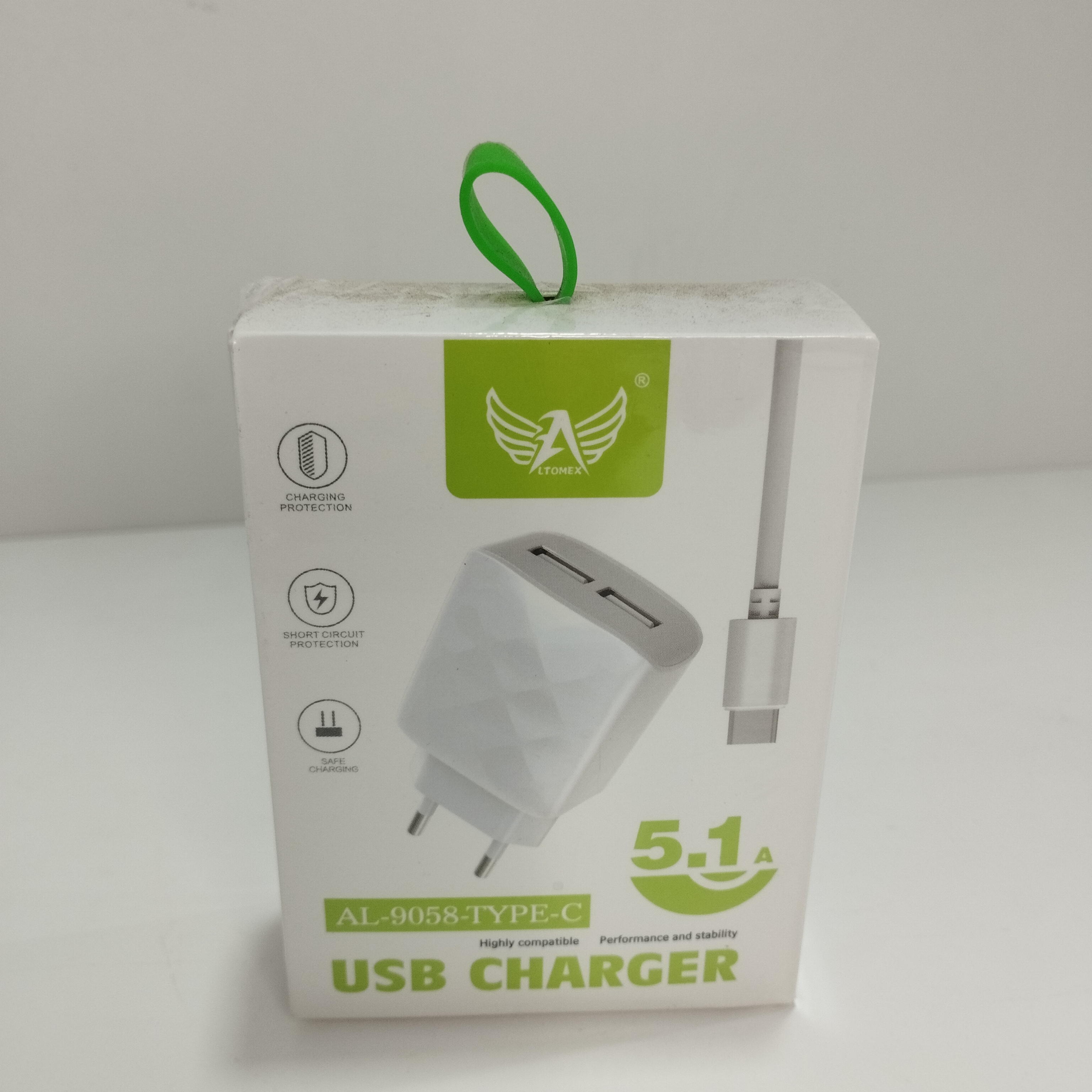 Carregador Dual USB Tipo C 