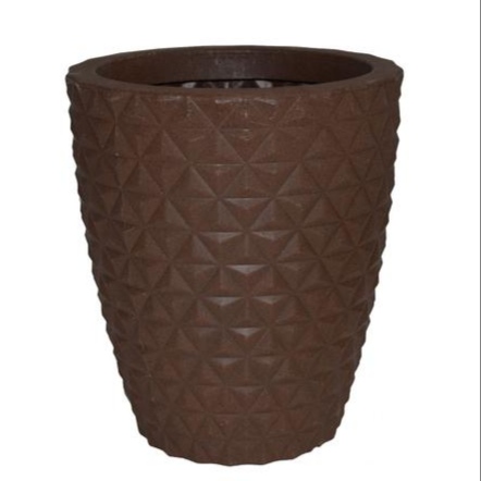 Vaso redondo cone P L2 marrom