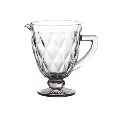 Jarra De Vidro Diamante 1,1L Transparente