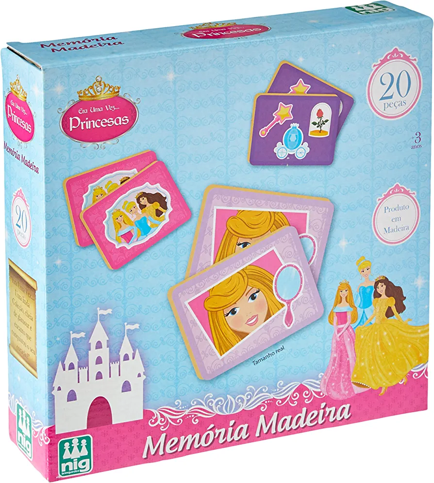 Jogo da memória princesas 