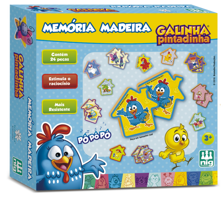 Jogo da memória galinha pintadinha