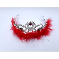 Coroa com plumas 