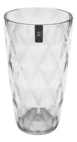 Vaso alto Diamond cristal 